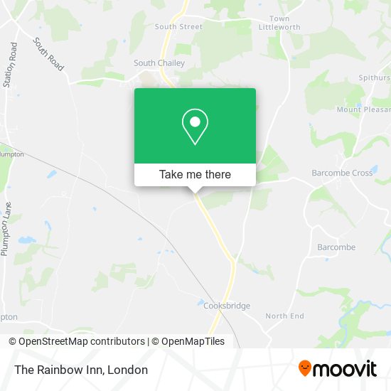 The Rainbow Inn map