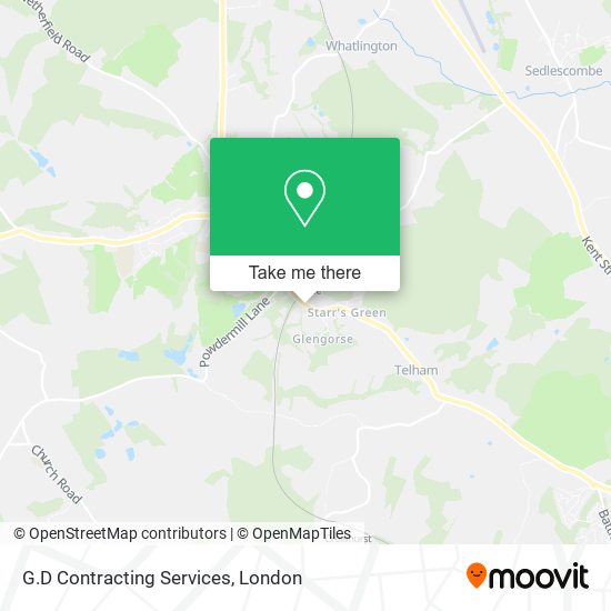 G.D Contracting Services map