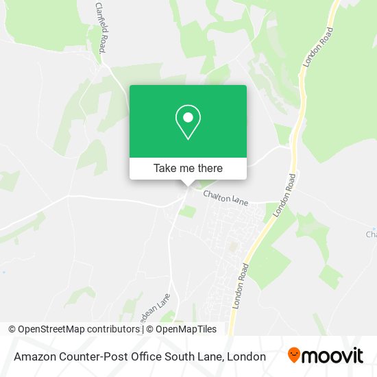 Amazon Counter-Post Office South Lane map
