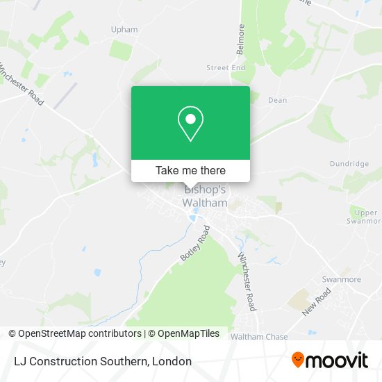 LJ Construction Southern map