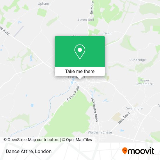 Dance Attire map