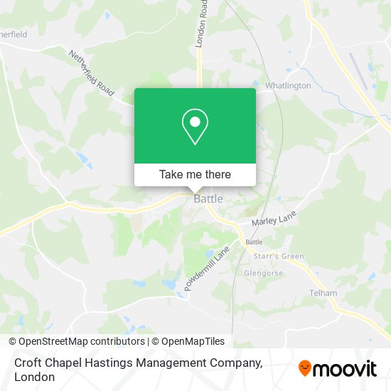 Croft Chapel Hastings Management Company map