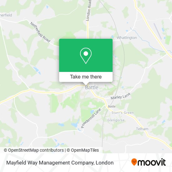 Mayfield Way Management Company map