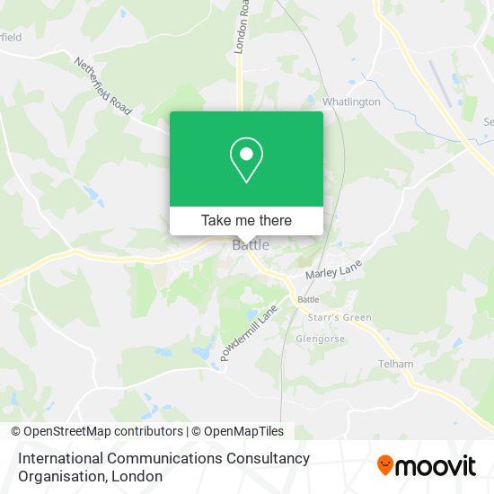 International Communications Consultancy Organisation map