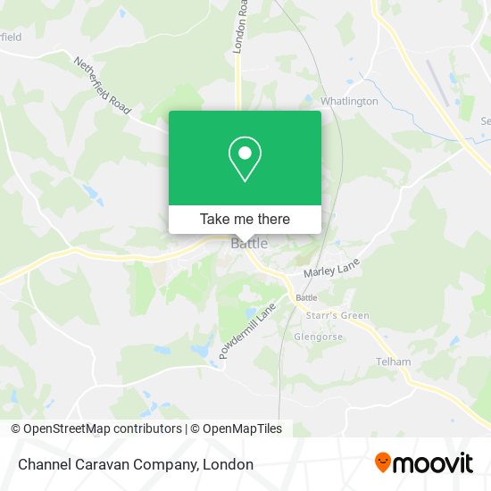 Channel Caravan Company map