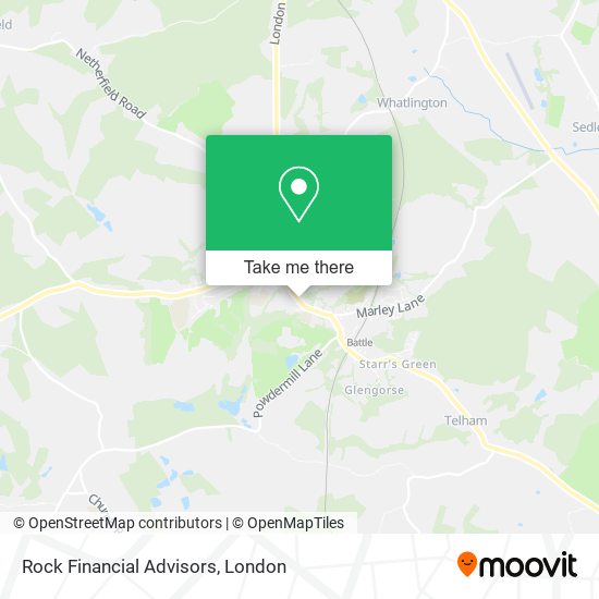 Rock Financial Advisors map