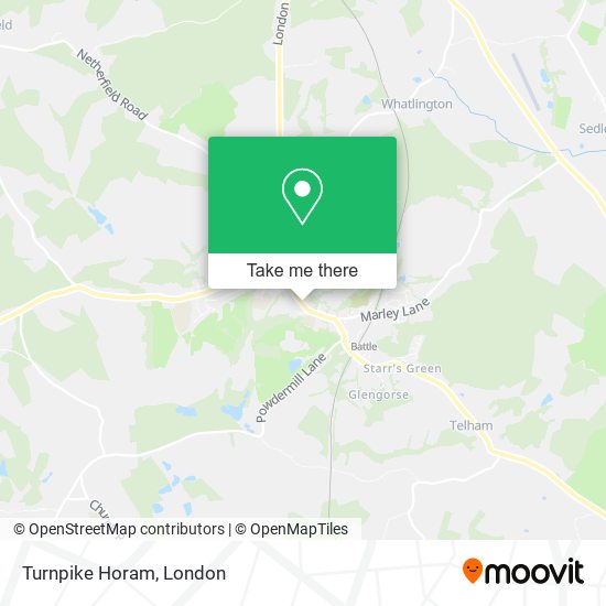 Turnpike Horam map