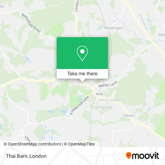 Thai Barn map