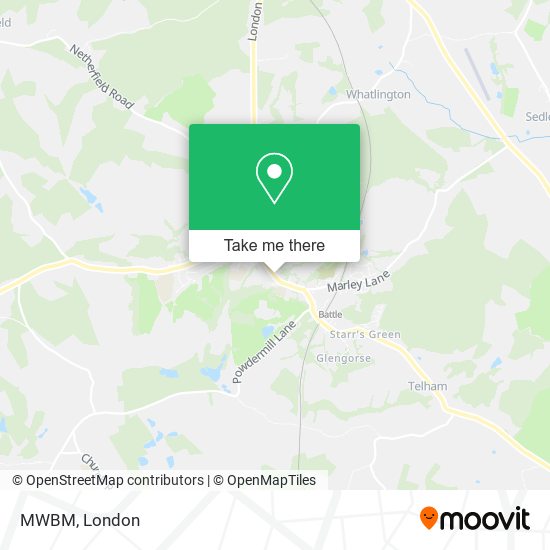 MWBM map