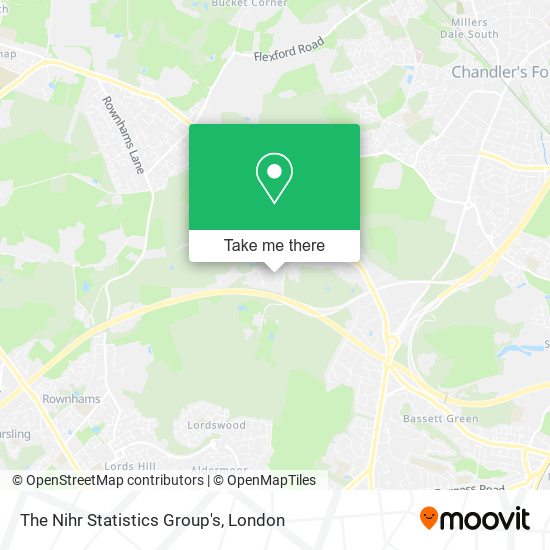 The Nihr Statistics Group's map