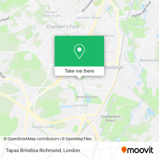 Tapas Brindisa Richmond map