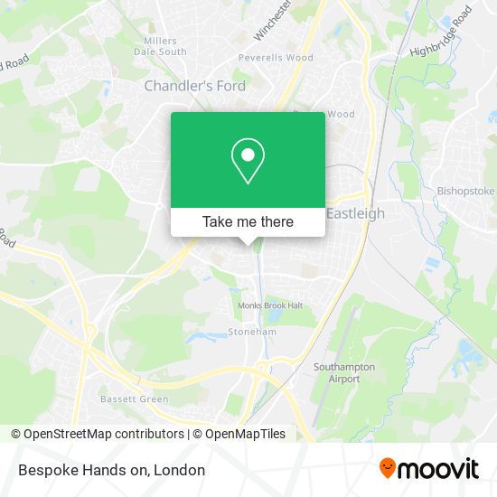Bespoke Hands on map