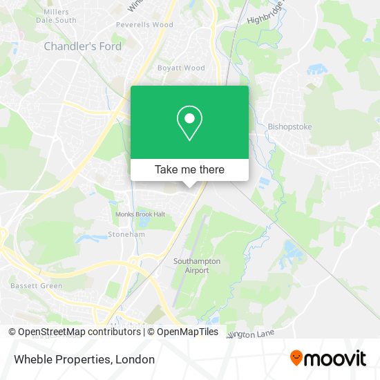 Wheble Properties map