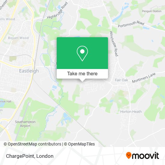 ChargePoint map
