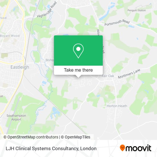 LJH Clinical Systems Consultancy map