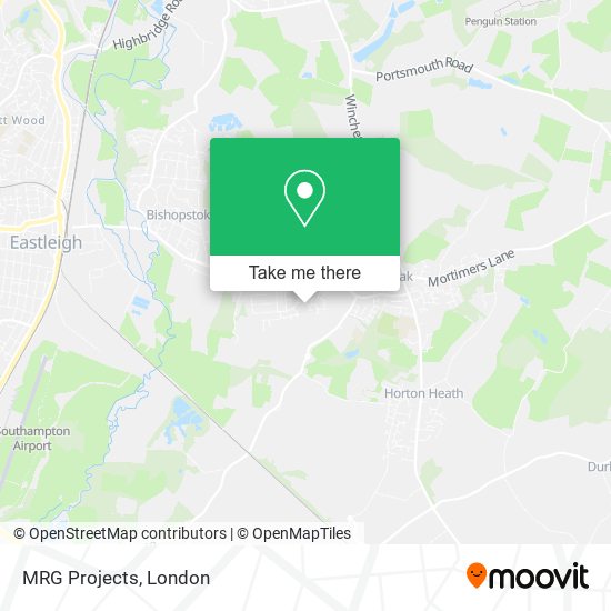 MRG Projects map