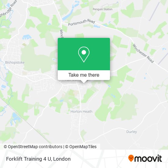 Forklift Training 4 U map