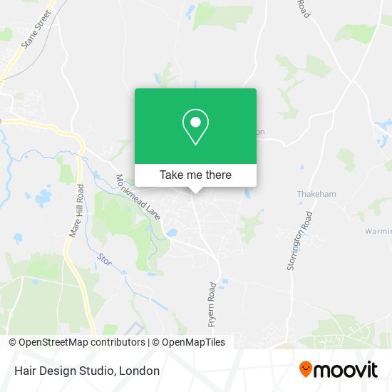 Hair Design Studio map