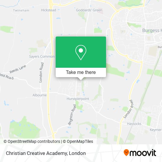 Christian Creative Academy map