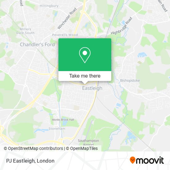 PJ Eastleigh map