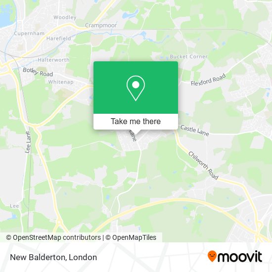 New Balderton map