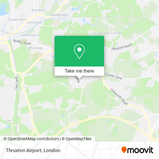 How to get to Thruxton Airport in London by Bus or Train?