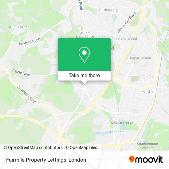 Fairmile Property Lettings map