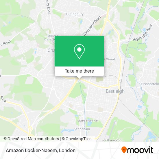 Amazon Locker-Naeem map