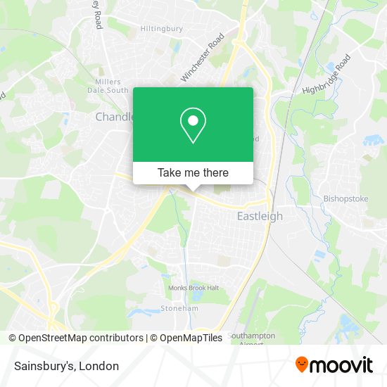 Sainsbury's map