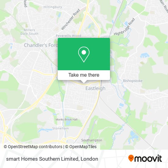 smart Homes Southern Limited map