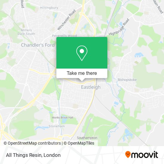 All Things Resin map