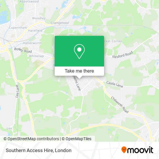 Southern Access Hire map