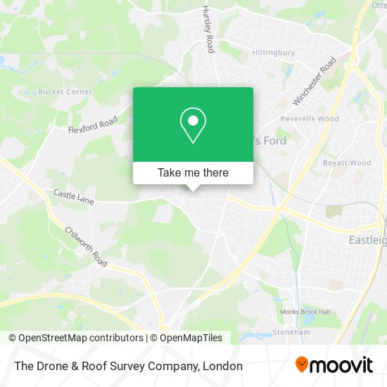 The Drone & Roof Survey Company map