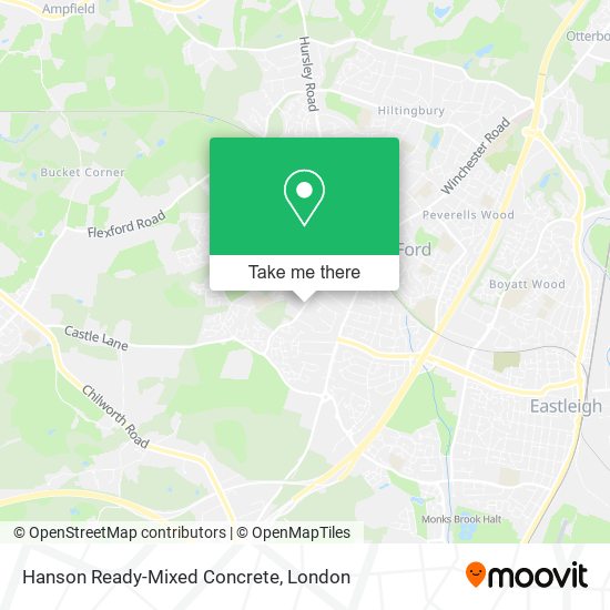 Hanson Ready-Mixed Concrete map