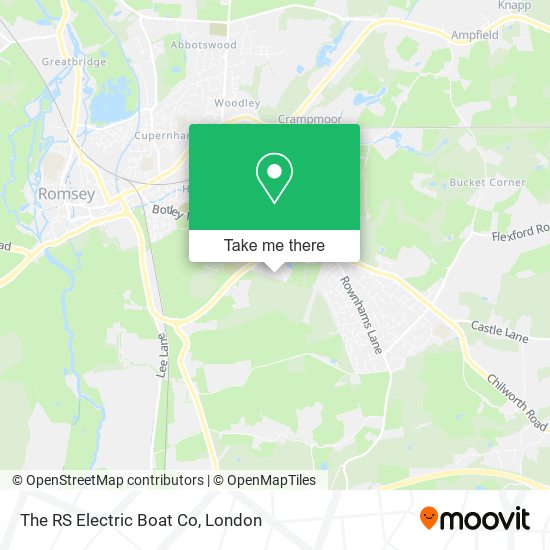 The RS Electric Boat Co map