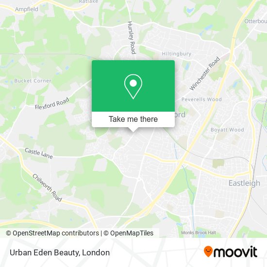 Urban Eden Beauty map