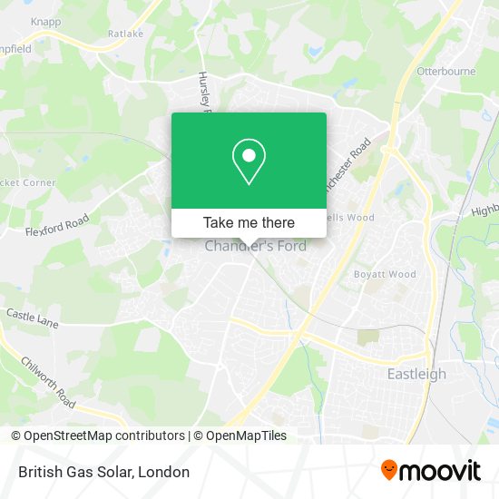 British Gas Solar map