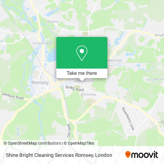 Shine Bright Cleaning Services Romsey map