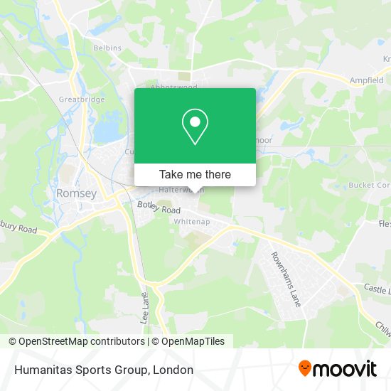 Humanitas Sports Group map