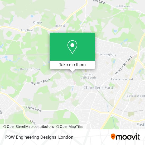 PSW Engineering Designs map