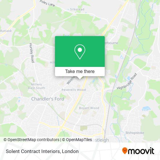 Solent Contract Interiors map
