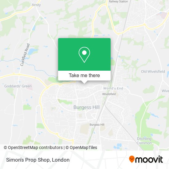 Simon's Prop Shop map