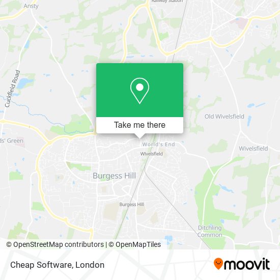 Cheap Software map