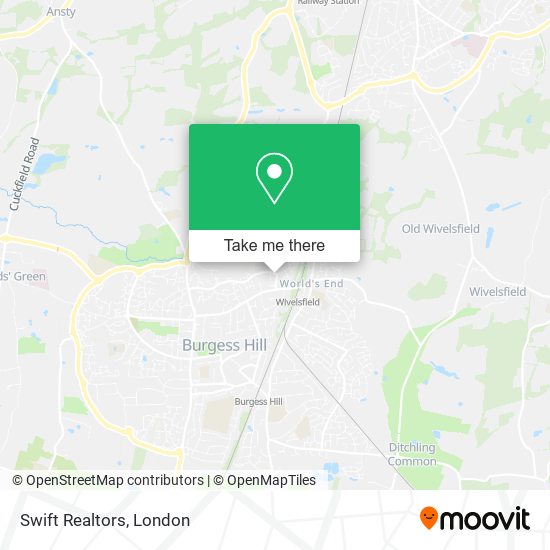 Swift Realtors map