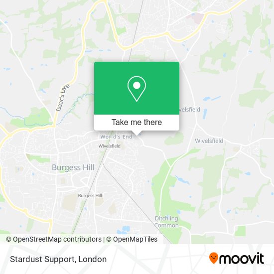 Stardust Support map