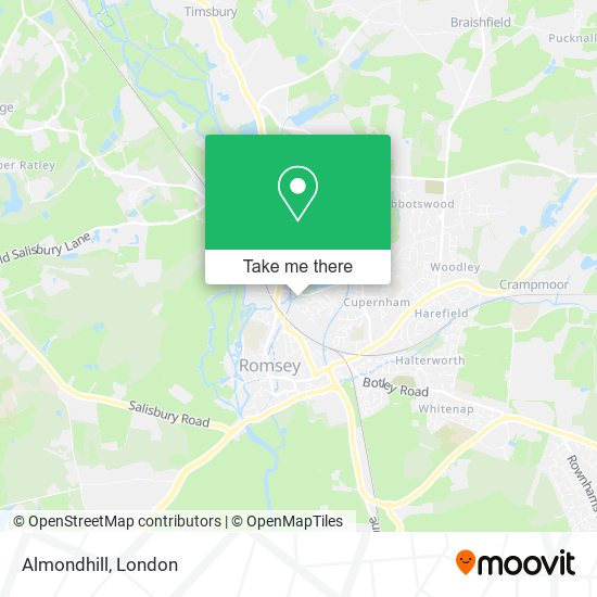 Almondhill map