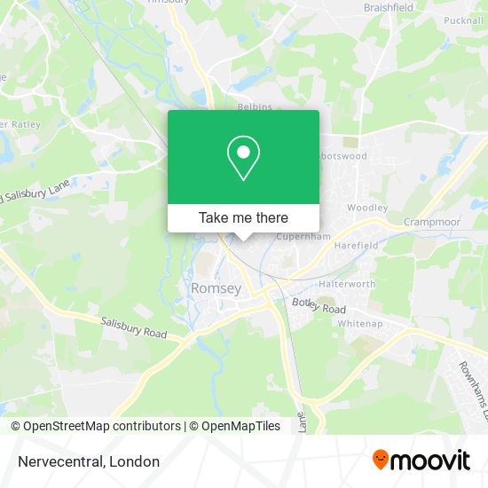 Nervecentral map
