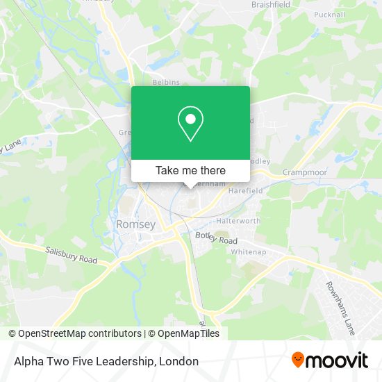 Alpha Two Five Leadership map
