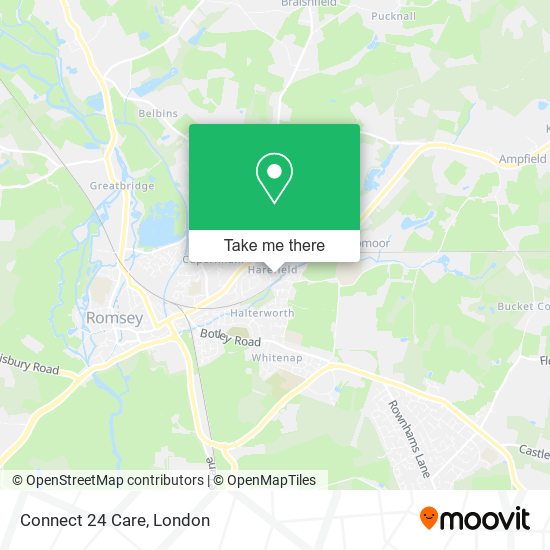 Connect 24 Care map