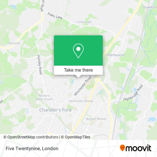 Five Twentynine map